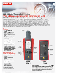 Thumbnail of document Data Sheet - ULD-400 Series Ultrasonic Leak Detector
